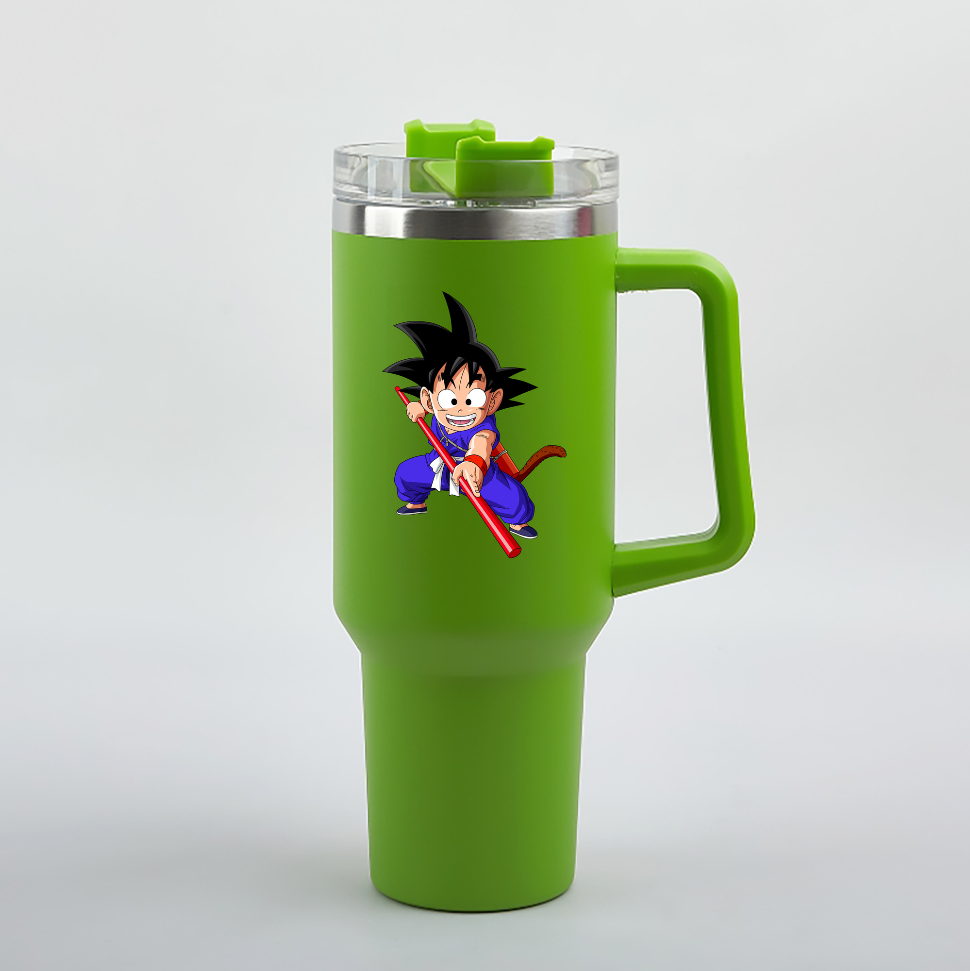 （画像用） ドラゴンボール 孫悟空（そん ごくう）Son Goku カカロット DRAGON BALL Kakarotto 1200mL車用タンブラー（カラープリント）
